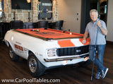 Mario Andretti Signature 1969 Camaro Pace Car Pool Table