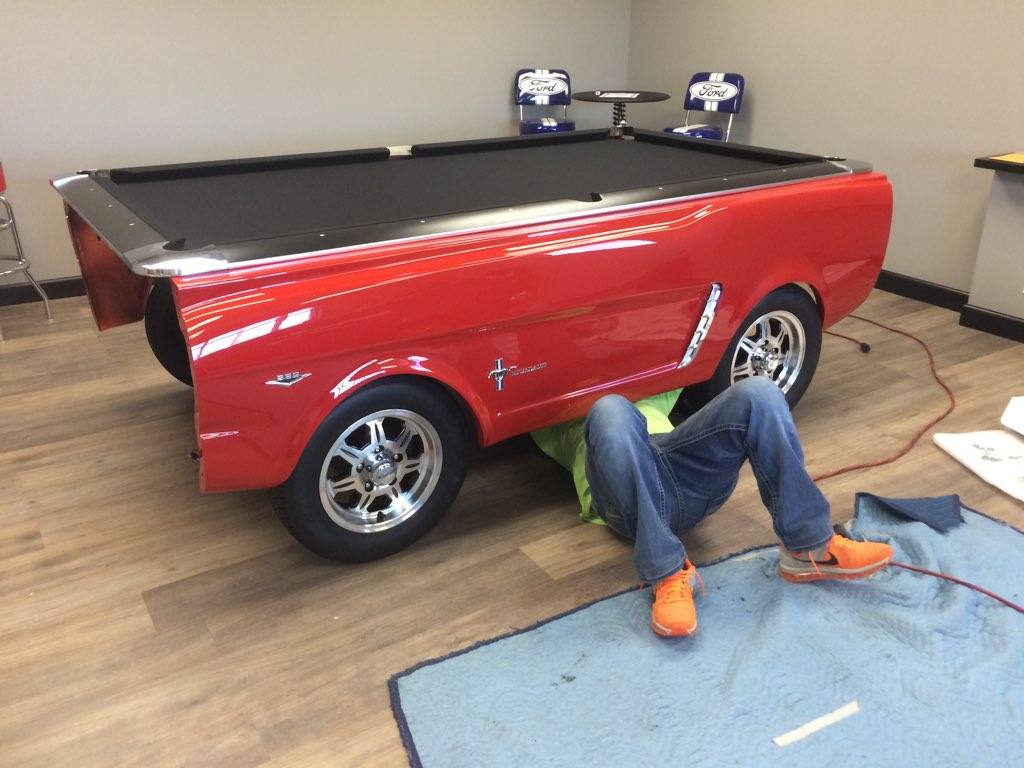 Review of a Mustang Car Pool Table by a Certified Master Billiard Mechanic